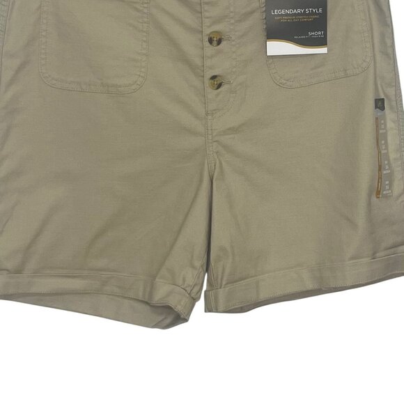 Lee Relaxed Fit High Rise Shorts Womens 16 M Button Fly Everyday Wear New - Picture 5 of 11